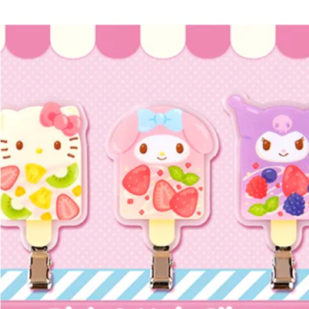 ✅Sanrio Popsicle Hair Clip my melody